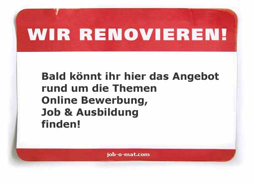 Wir renovieren unsere Seite!